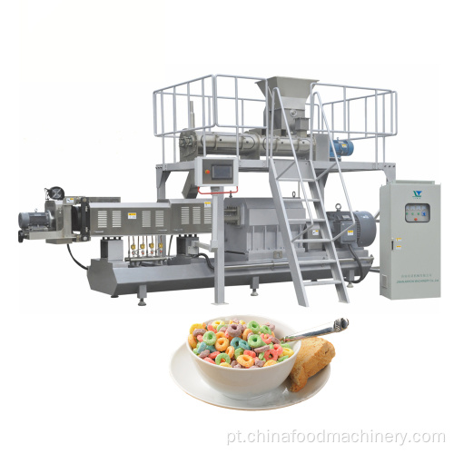 Linha de produção de máquinas de cereais de café da manhã com chocolate